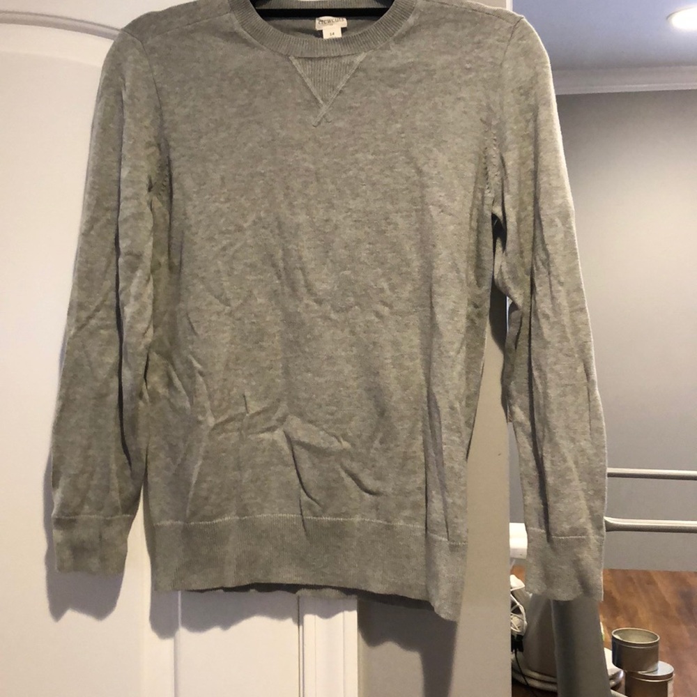Boys Gray CrewCuts  sweater